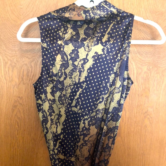 Patterned, cowl neck, sleeveless dress from The Limited, multicolored NWT - Picture 5 of 8